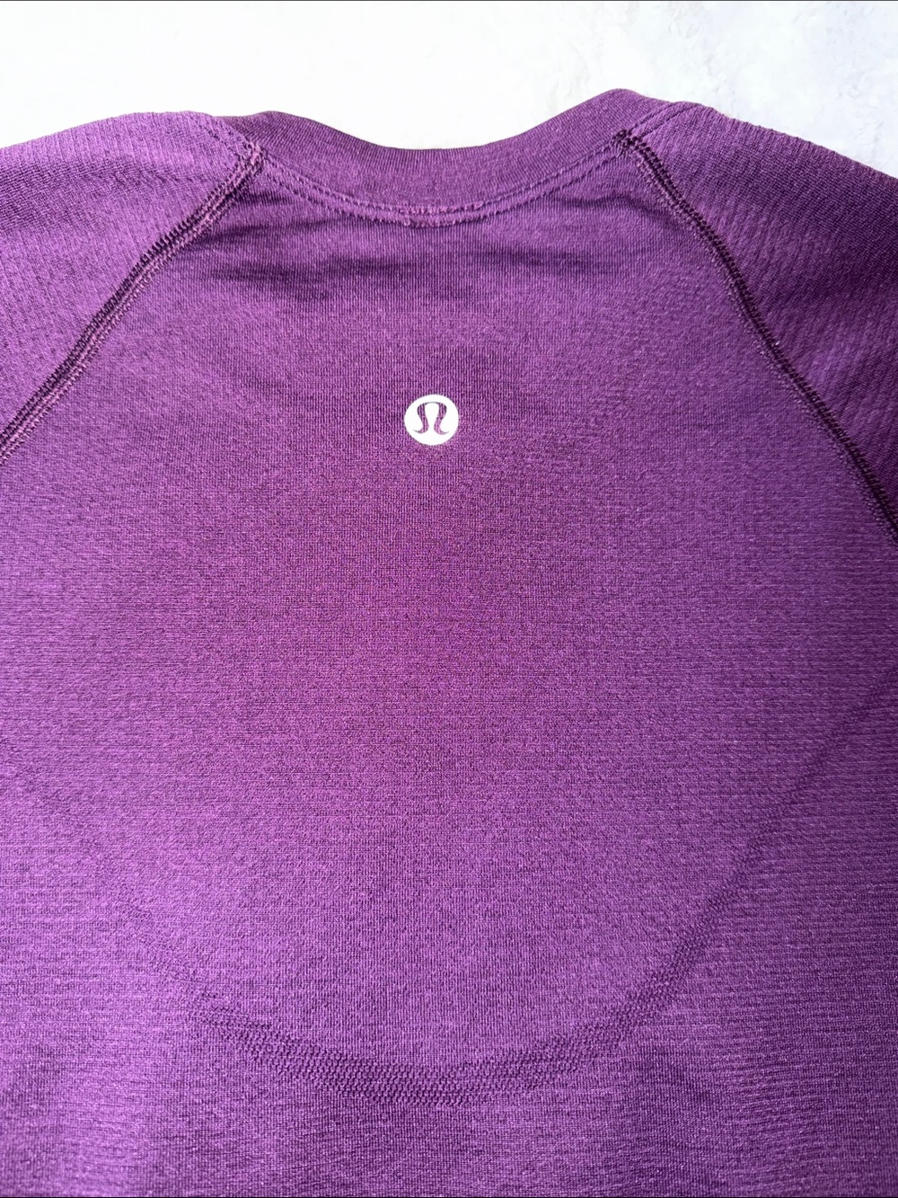 Lululemon swiftly tech cropped tee Purple Short Sleeve Active Top - Picture 3 of 3